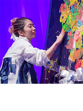 【祈りの儀】 KANAE Dress Painting